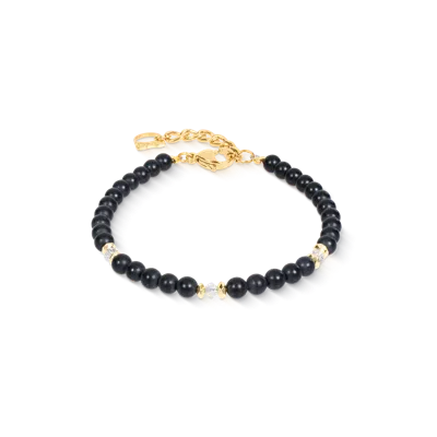 Coeur De Lion Armband Modern Icon Noir Gold