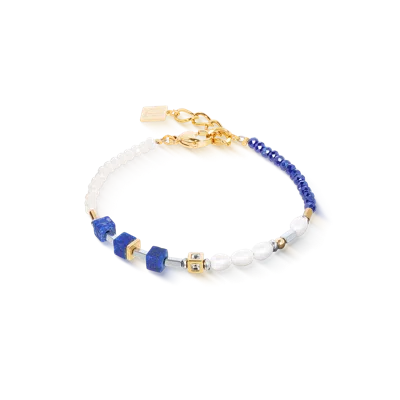 Coeur De Lion Armband Princess Fusion Pearls Lapislazuli In Multi