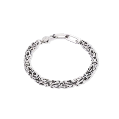 Coeur De Lion Bracelet Snake Chain Silver