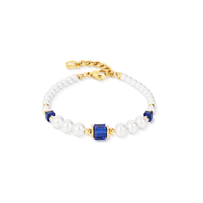 Coeur De Lion Cocktail Pearls Armband Sapphire