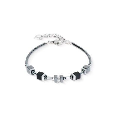 Coeur De Lion Cube Eclipse Armband Onyx