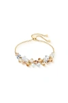 Coeur De Lion Dancing Crystals Gold Bracelet In Gold