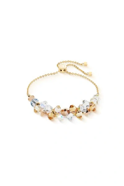Coeur De Lion Dancing Crystals Gold Bracelet