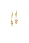 Coeur De Lion Dancing Crystals Gold Earrings In Gold