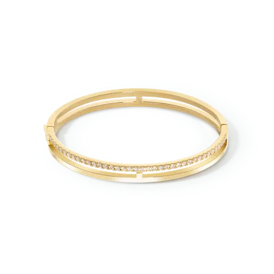 Coeur De Lion Eternal Unity Armreif Gold-kristall