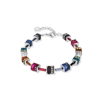 Coeur De Lion Geocube® Armband Classic Polaris & Strass Multicolor Winter