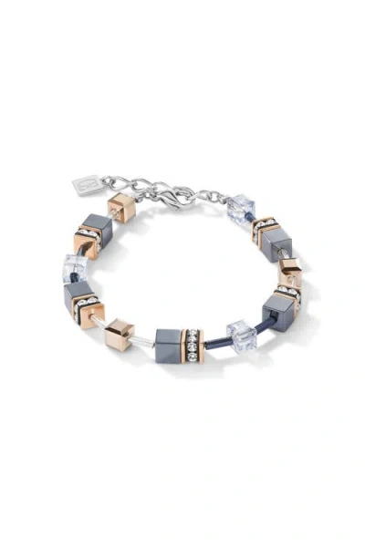 Coeur De Lion Geocube Bracelet In Blue
