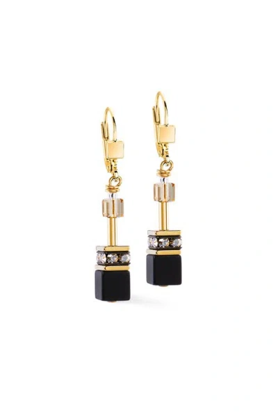 Coeur De Lion Geocube® Gold Earrings