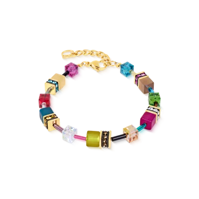 Coeur De Lion Geocube® Iconic Armband Multicolor Joy Gold