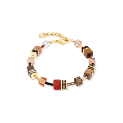 Coeur De Lion Geocube® Iconic Precious Armband Amber Glow