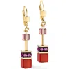 Coeur De Lion Geocube® Iconic Precious Earring In Multi