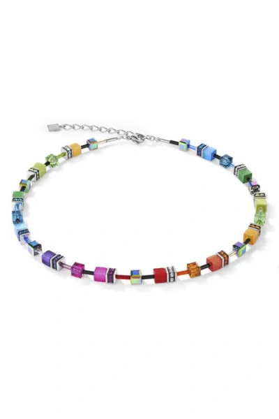 Coeur De Lion Geocube Necklace In Multi