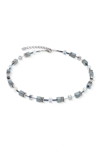 Coeur De Lion Geocube® Necklace In Silver