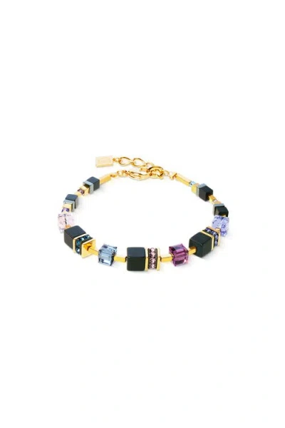 Coeur De Lion Geocube Precious Classic Bracelet In Blue