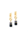 Coeur De Lion Geocube Precious Classic Gold Hoop Earrings In Gold