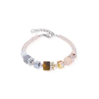 Coeur De Lion Geocube® Precious Nature Armband Tricolor Sand
