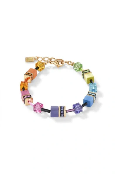 Coeur De Lion Geocube® Rainbow  Bracelet In Multi