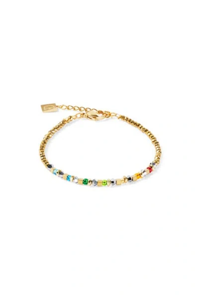 Coeur De Lion Golden Whisper Rainbow  Bracelet