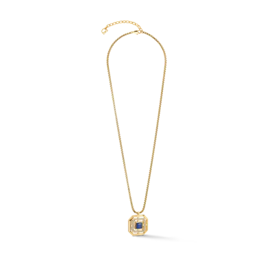 Coeur De Lion Halskette Amulett Icon Frame Pure Lapis Gold