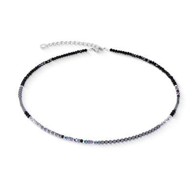 Coeur De Lion Halskette Fusion Offset Graphic Grau-schwarz