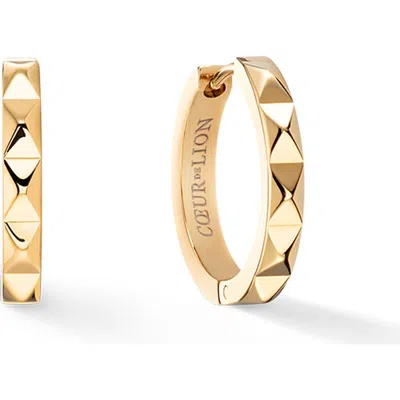 Coeur De Lion Hoop Spikes 12 Earrings In Gold