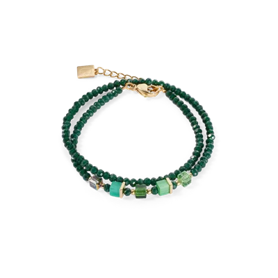 Coeur De Lion Joyful Colours Update Armband Gold-grün In Green