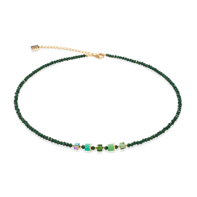 Coeur De Lion Joyful Colours Update Halskette Gold-grün In Green