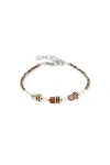Coeur De Lion Princess Earth Glow  Bracelet In Brown