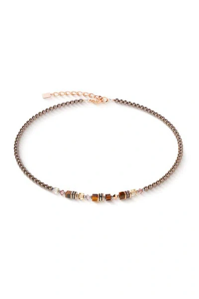 Coeur De Lion Princess Earth Glow Rose Gold Necklace