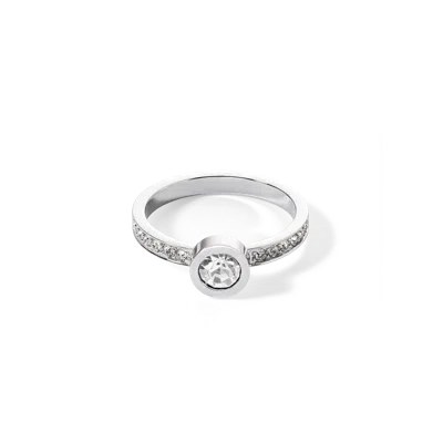 Coeur De Lion Sparkling Dots Ring Silber Kristall In Silver