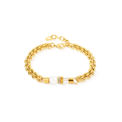Coeur De Lion Structure Armband Gold