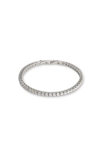 Coeur De Lion Tennis Bracelet Crystal Bracelet In Silver