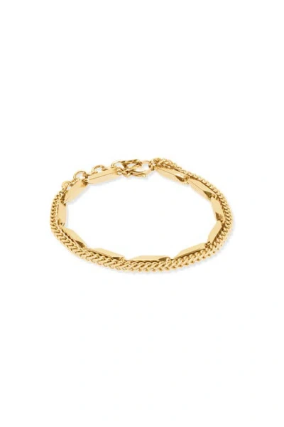 Coeur De Lion Twisted Layers Bracelet In Gold