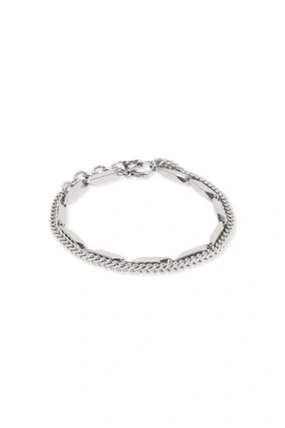 Coeur De Lion Twisted Layers Bracelet In Silver