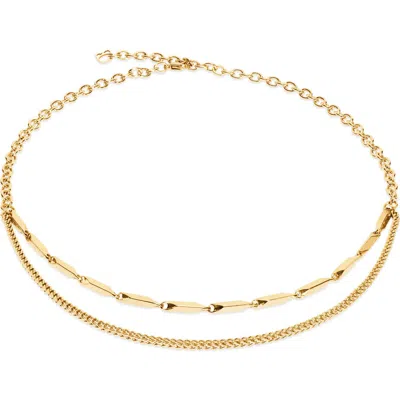 Coeur De Lion Halskette Twisted Layers Gold