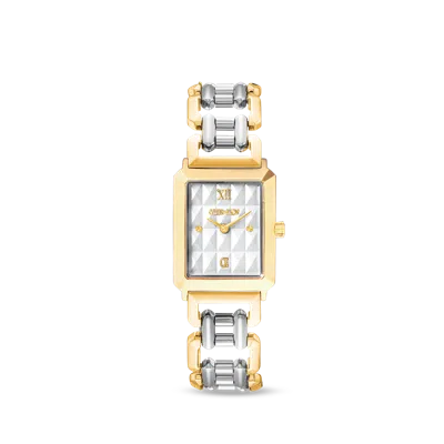 Coeur De Lion Uhr Iconic Spikes Silber Statement Bicolor