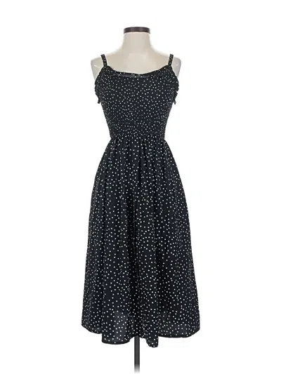 Pre-owned Coeur De Vague Casual Dress In Black