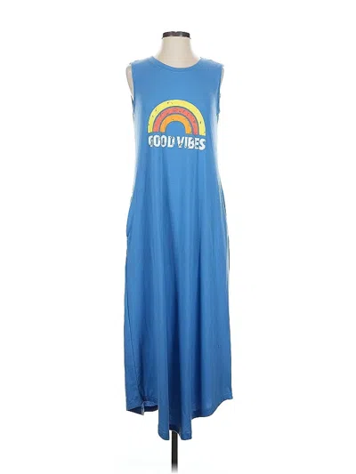 Pre-owned Coeur De Vague Casual Dress In Blue