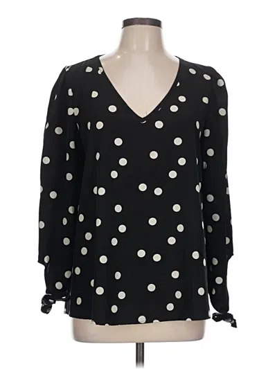 Pre-owned Coeur De Vague Long Sleeve Blouse In Black