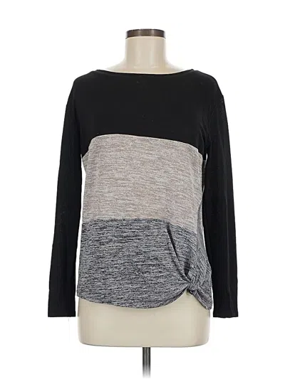 Pre-owned Coeur De Vague Long Sleeve T-shirt In Gray