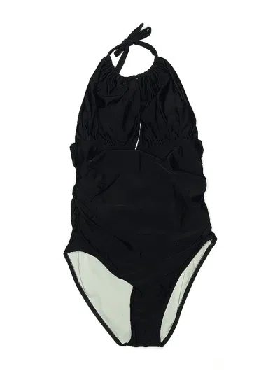 Pre-owned Coeur De Vague One Piece Swimsuit In Black