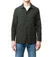 C.o.f. Studio Brewer Herringbone Jacket In Forest Green In Multi
