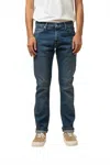 C.o.f. Studio M02 Straight Leg Jean In Washed Blue In Blue