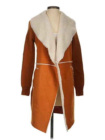 Pre-owned Coffeeshop Coat In Brown