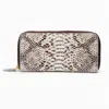 Cofi Zip Wallet In Snake In Camel In Multi
