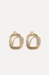 Cog Eva Hoop Earrings In Gold