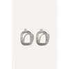 Cog Eva Hoop Earrings In Silver