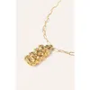 Cog Sinnet Necklace In Gold