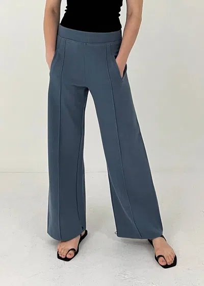Cog The Big Smoke Galaxy Wide-leg Trousers In Teal In Blue