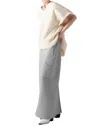 Cog The Big Smoke Khloe Long Cargo Skirt In Gray In Gray